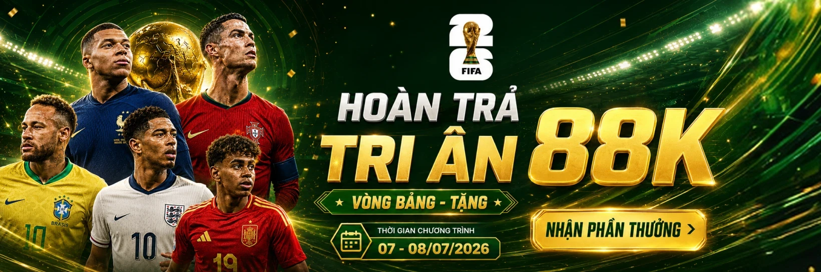 DU88 Phát Thưởng Độc Quyền World Cup - Thưởng Tri Ân 88K